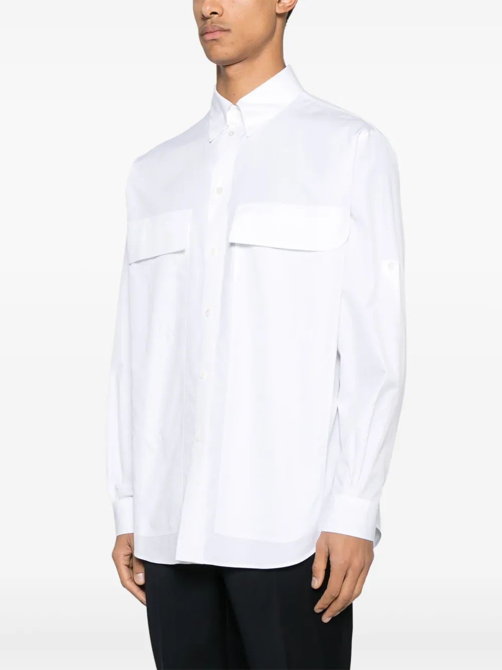 FENDI Relaxed Fit Poplin Shirt for Men - SS25 Collection