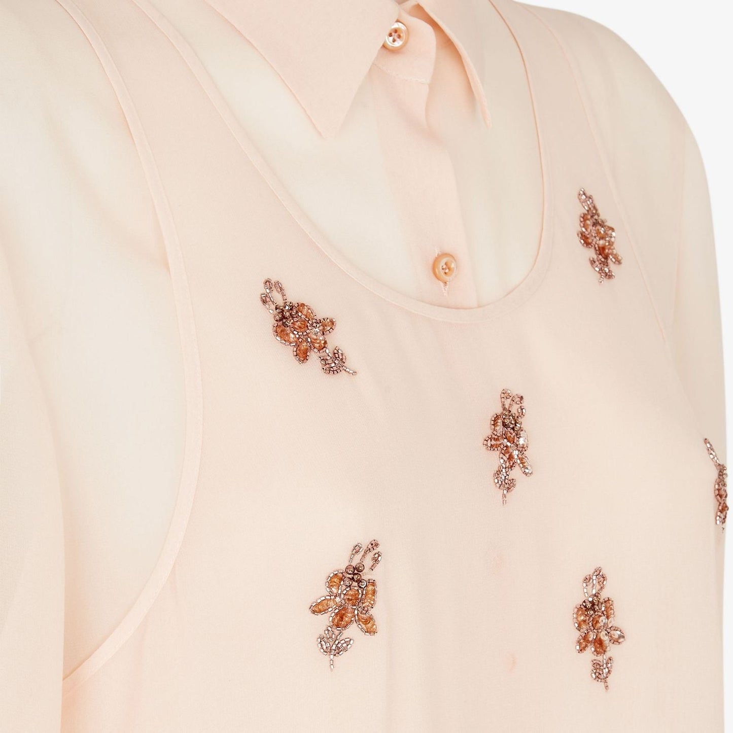 FENDI Silk Georgette Women's Top