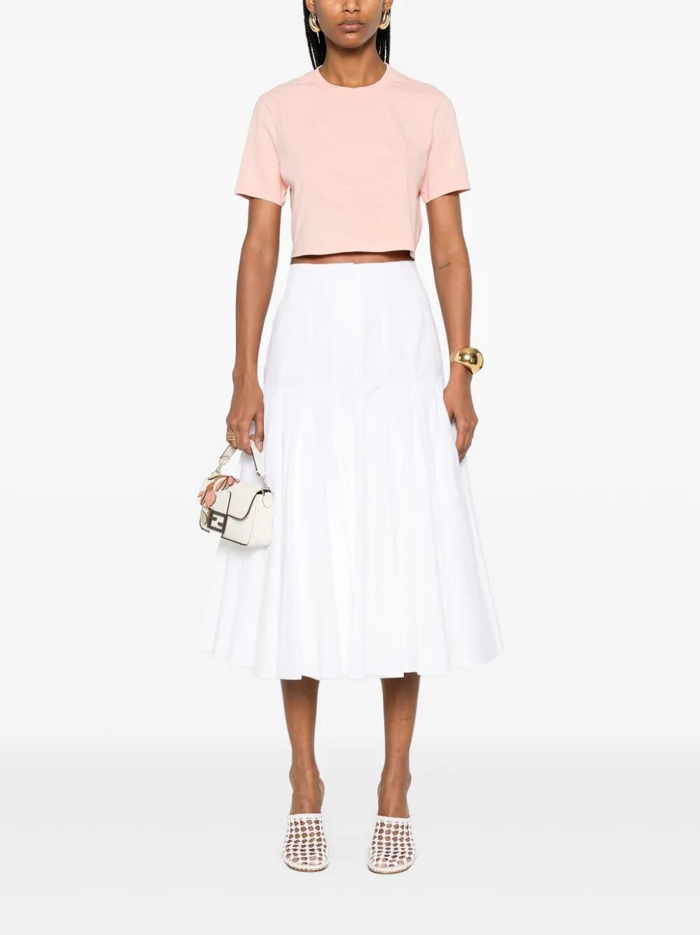 FENDI Cropped T-Shirt for Women