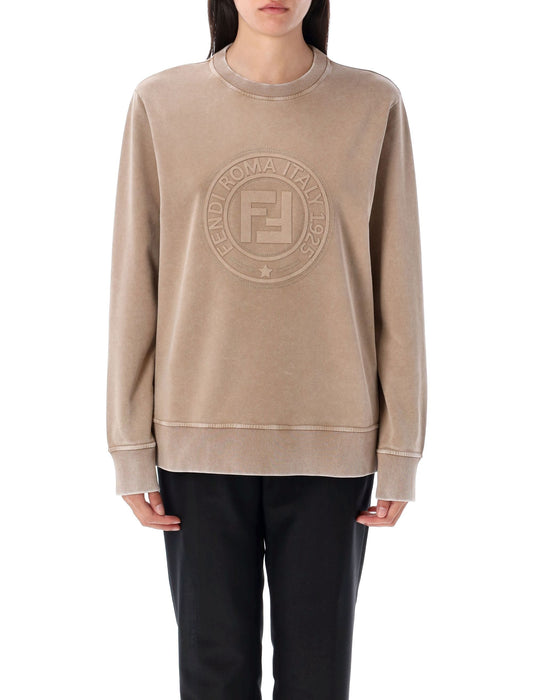 FENDI Vintage Inspired Crew Neck Sweatshirt - Size S