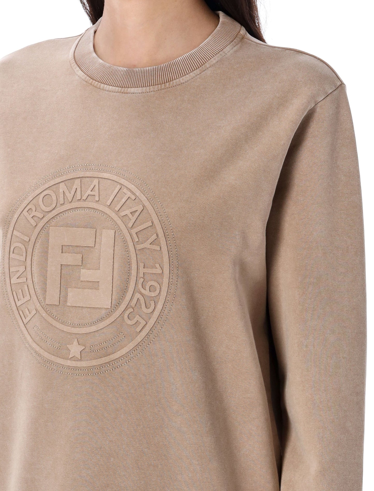 FENDI Vintage Inspired Crew Neck Sweatshirt - Size S