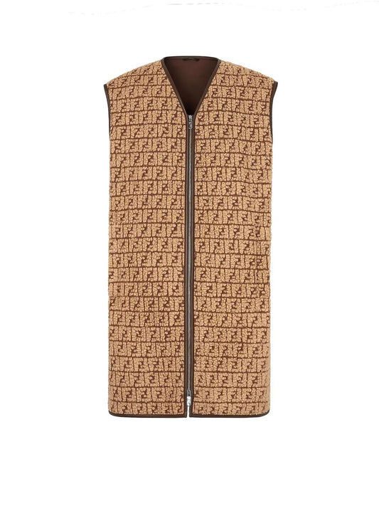 FENDI Embroidered Teddy Jacket for Men