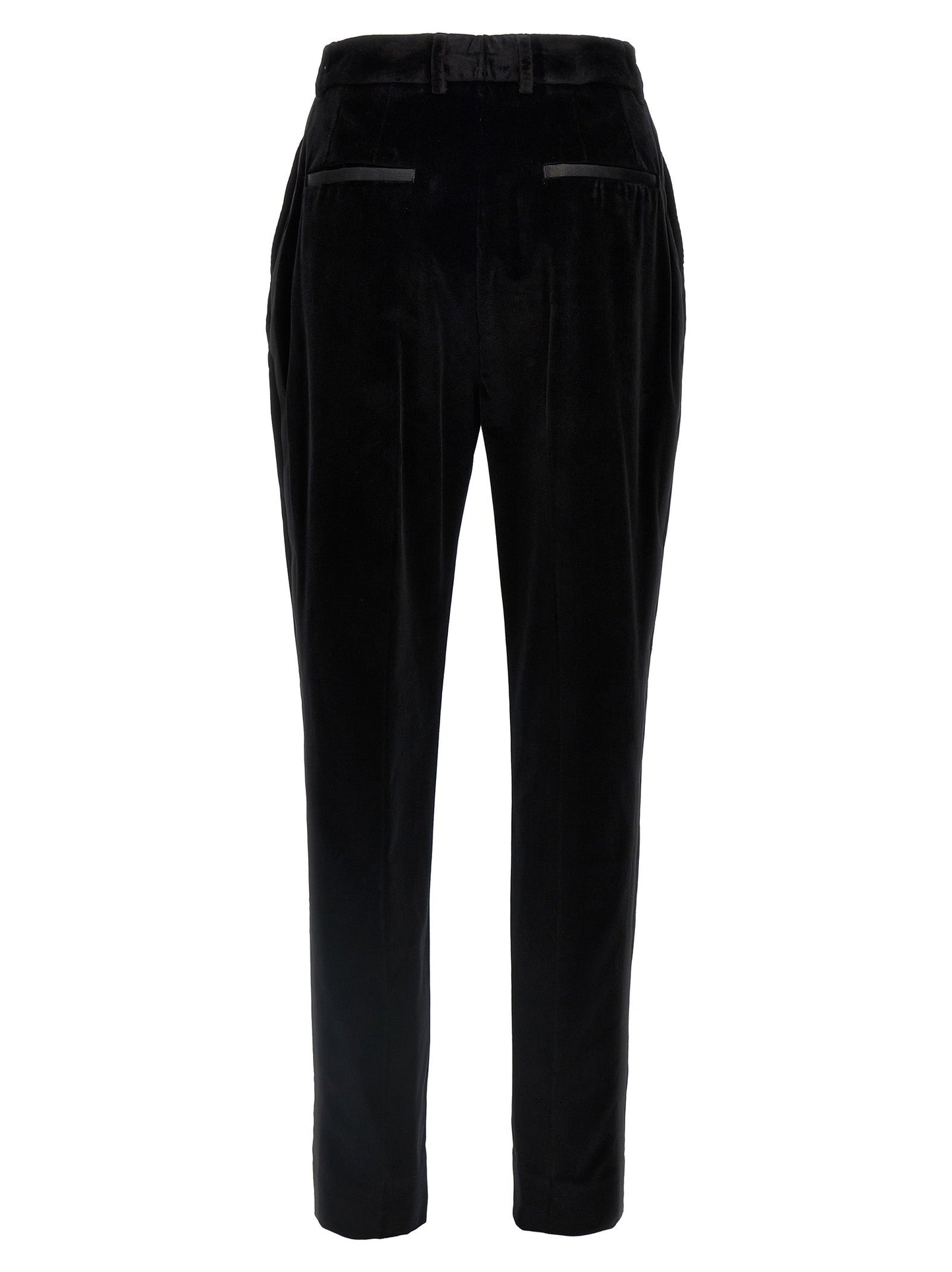 Dolce & Gabbana Women Velvet Tuxedo Pants
