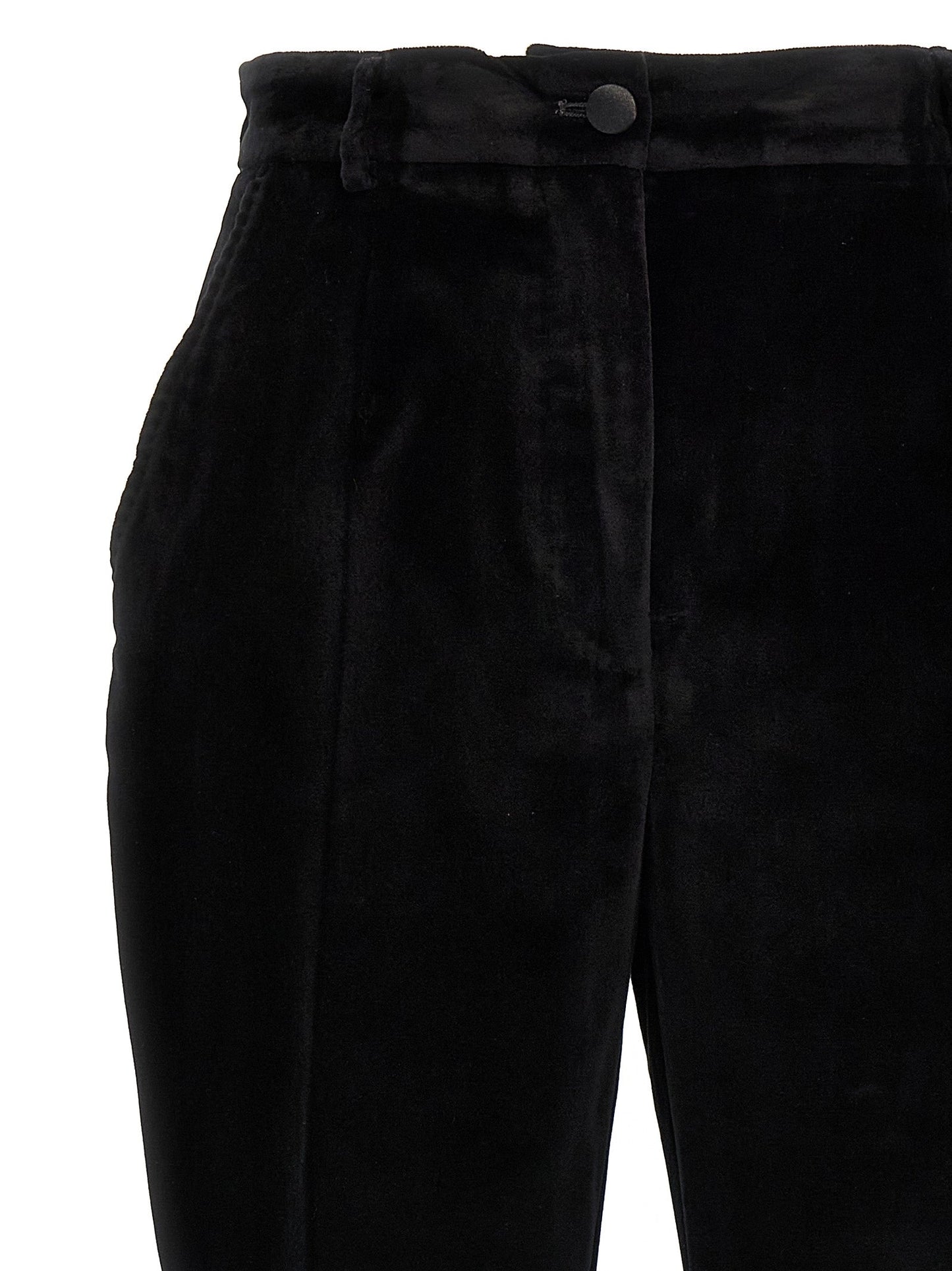 Dolce & Gabbana Women Velvet Tuxedo Pants