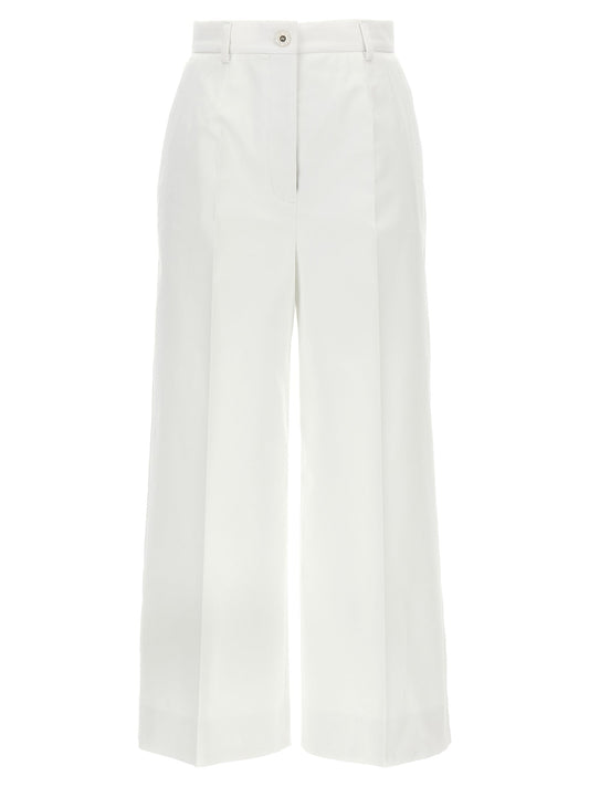 Dolce & Gabbana Women High Waist Cotton Pants