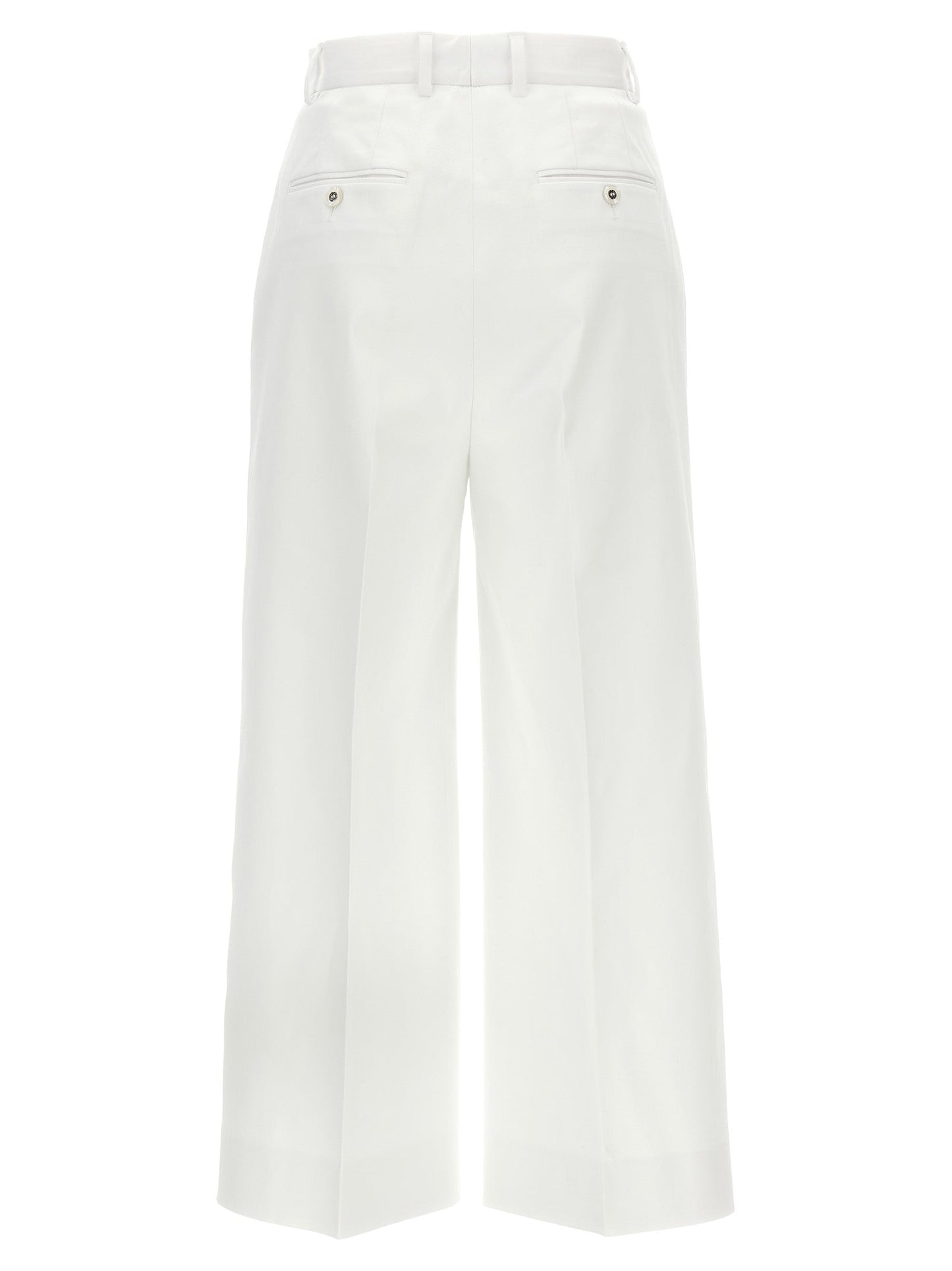 Dolce & Gabbana Women High Waist Cotton Pants
