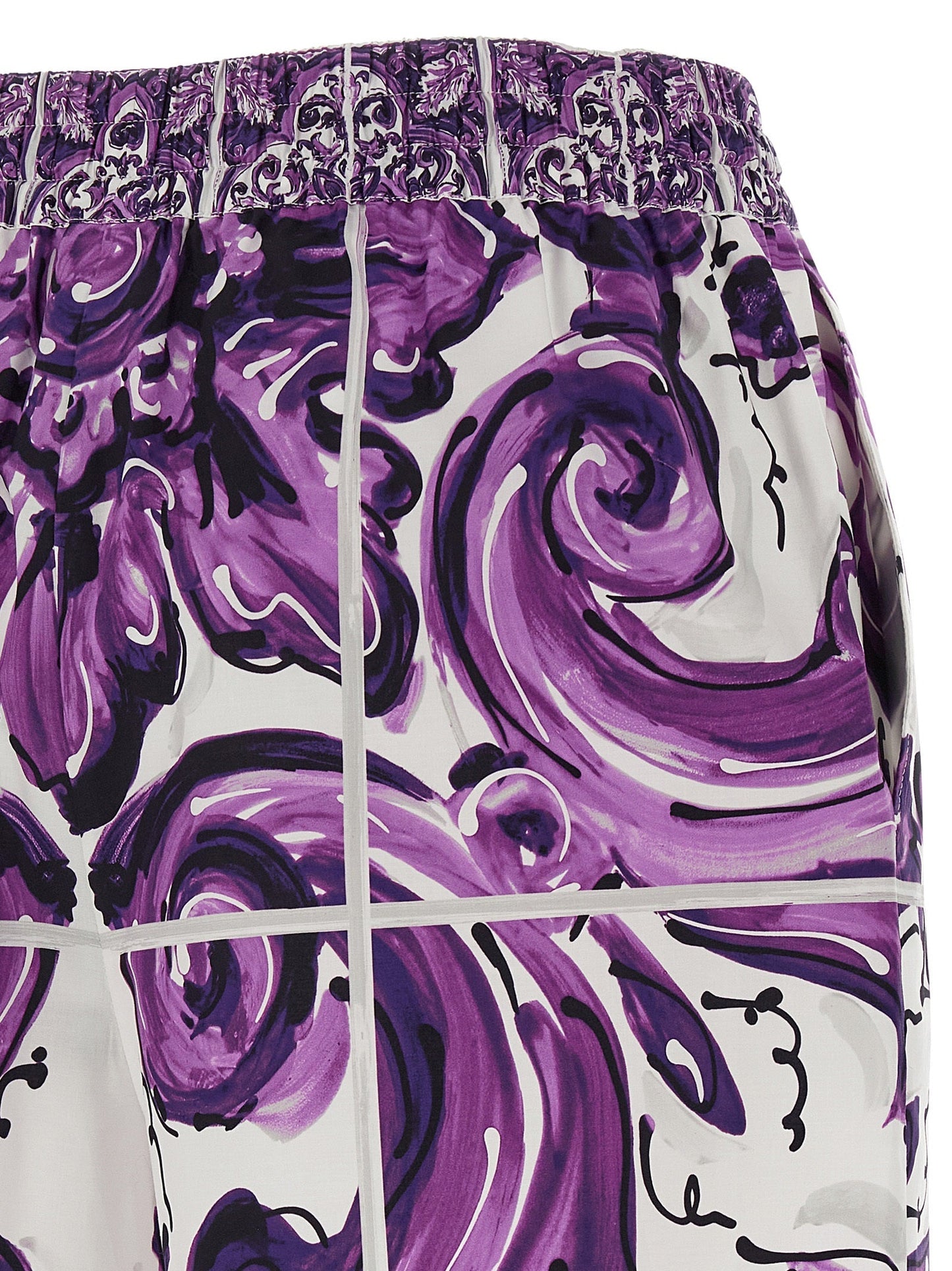 Dolce & Gabbana Women 'Maiolica' Print Cotton Shorts