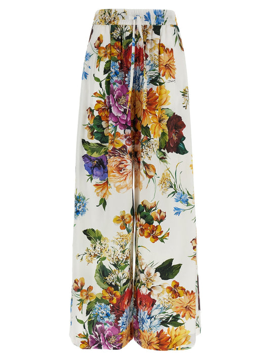 Dolce & Gabbana Women Floral Bouquet Printed Pants