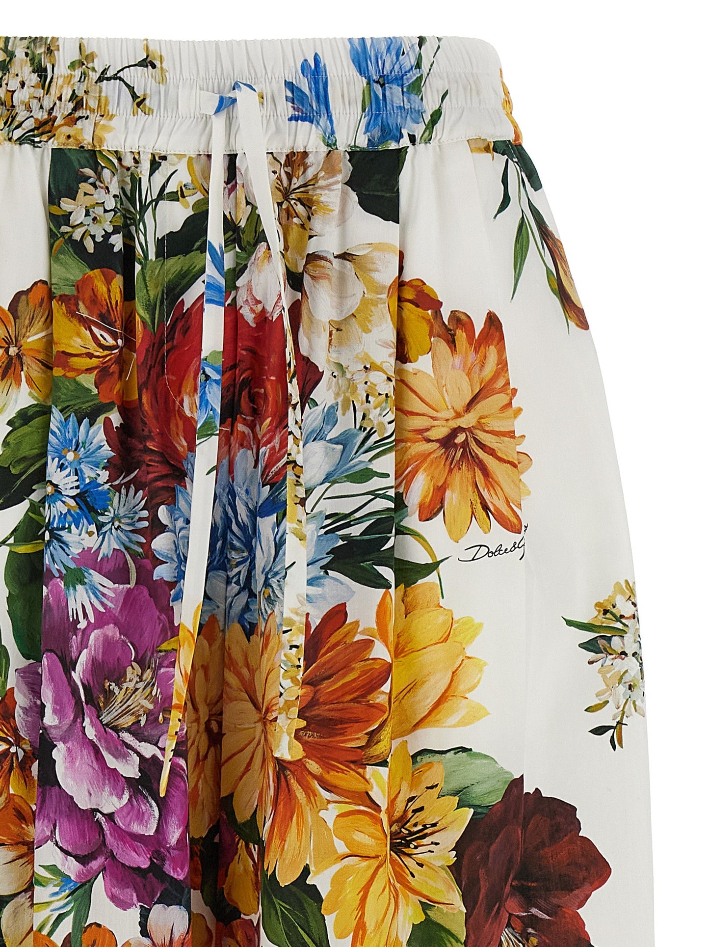 Dolce & Gabbana Women Floral Bouquet Printed Pants