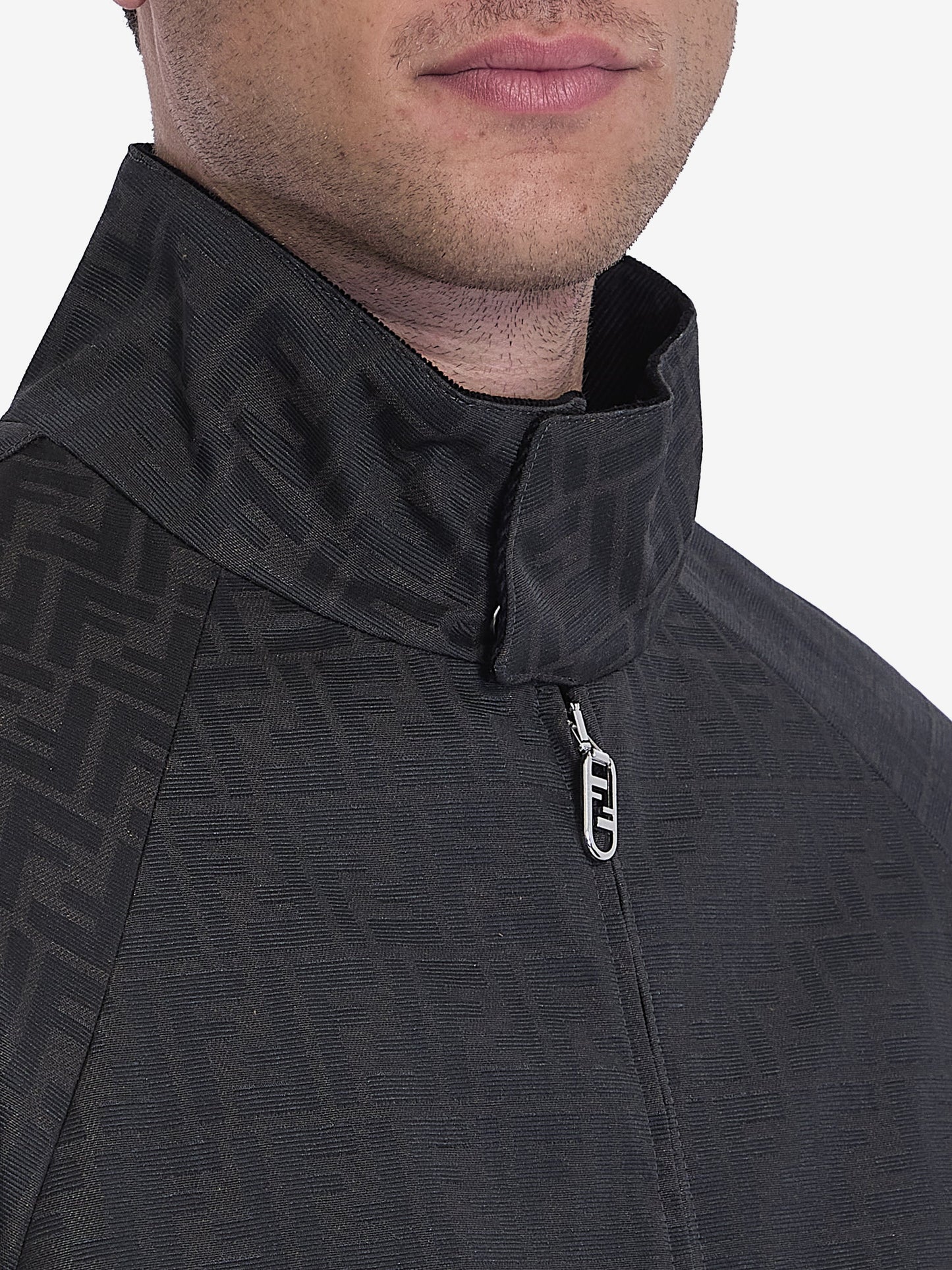 FENDI Embroidered Polyester Blend Bomber Jacket for Men