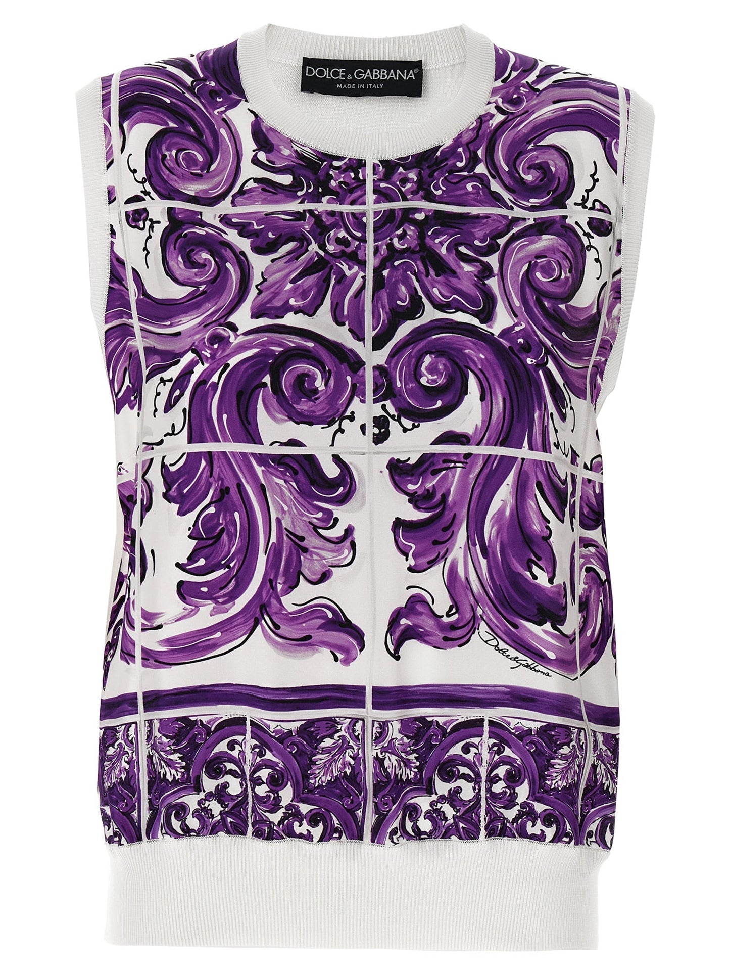 Dolce & Gabbana Women 'Maiolica' Printed Vest