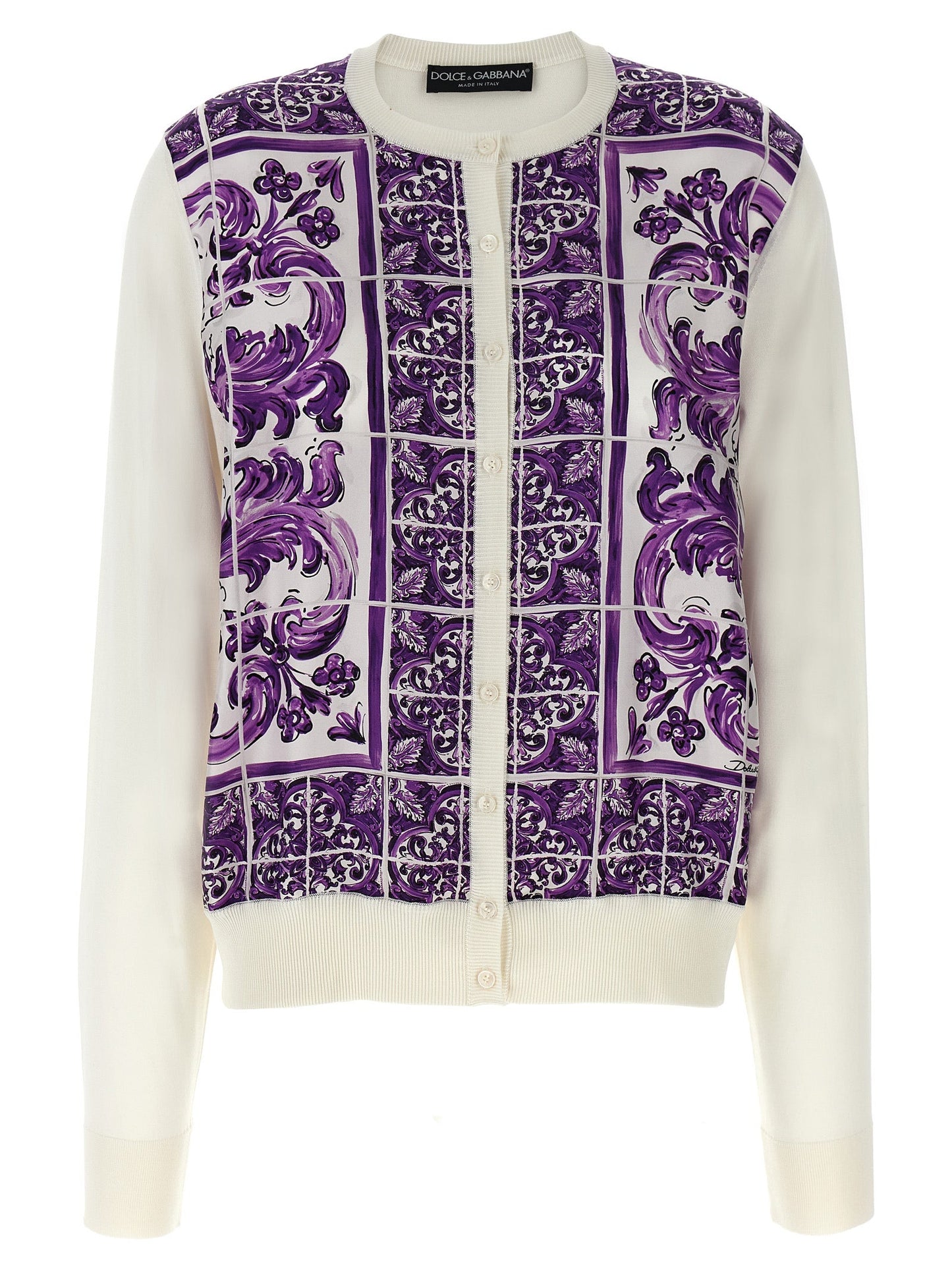 Dolce & Gabbana Women 'Maiolica' Print Cardigan