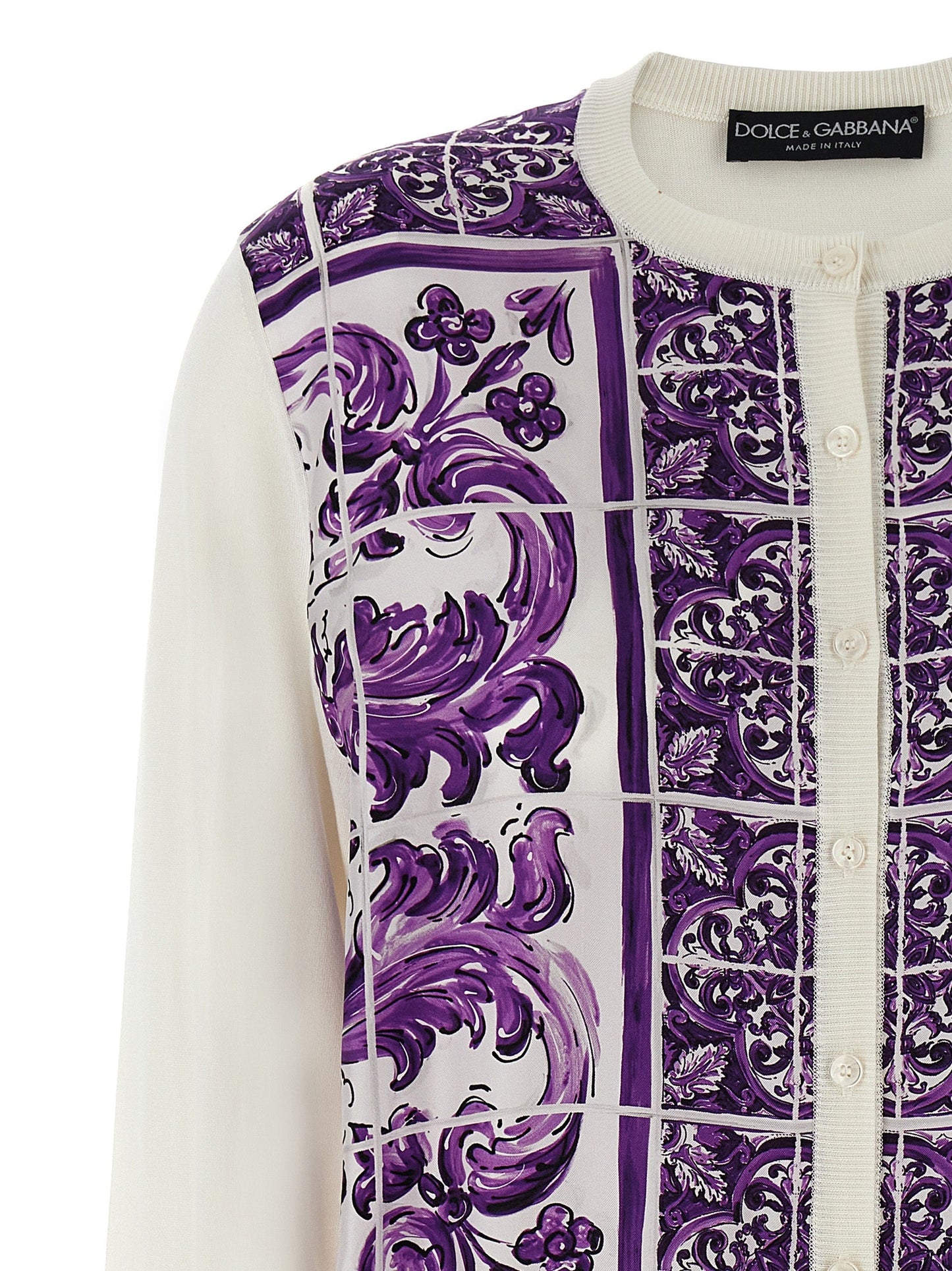 Dolce & Gabbana Women 'Maiolica' Print Cardigan