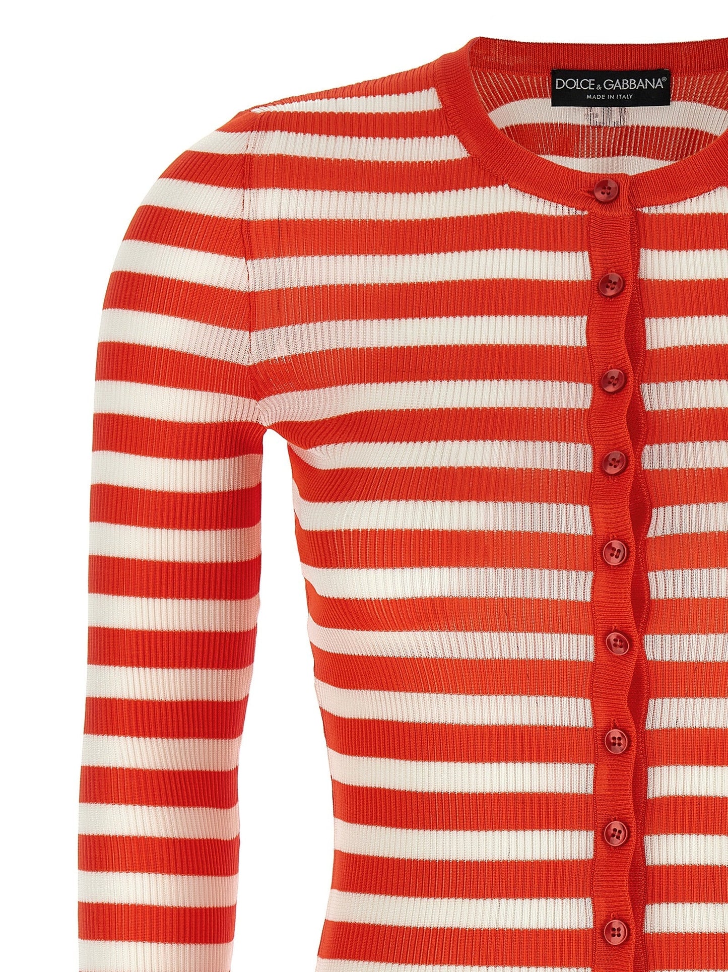 Dolce & Gabbana Women Striped Viscose Cardigan
