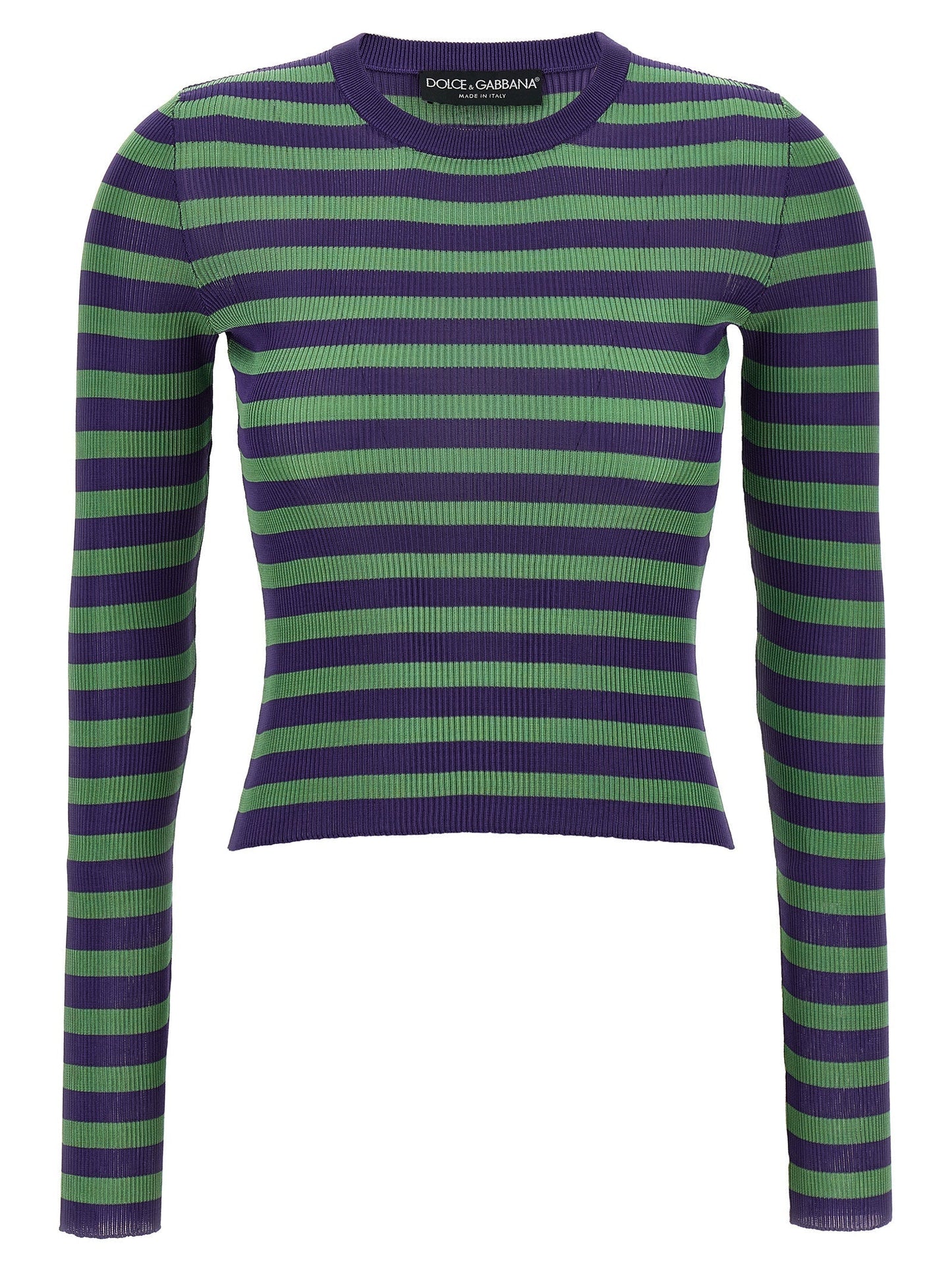 Dolce & Gabbana Women Striped Viscose Sweater