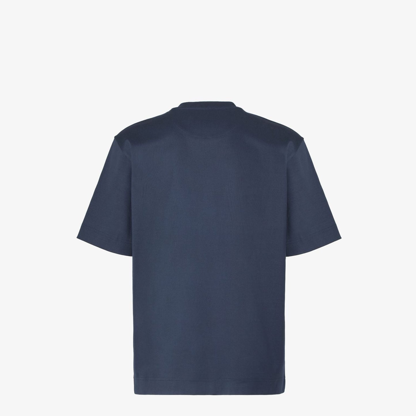 FENDI Men's Short-Sleeved Crew-Neck T-Shirt with Zip Pocket - Size L