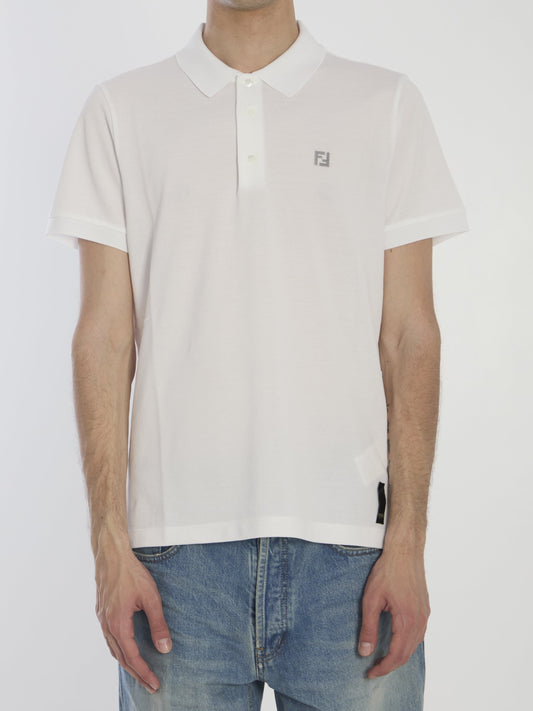 FENDI Piquet Polo Shirt for Men - SS25 Collection