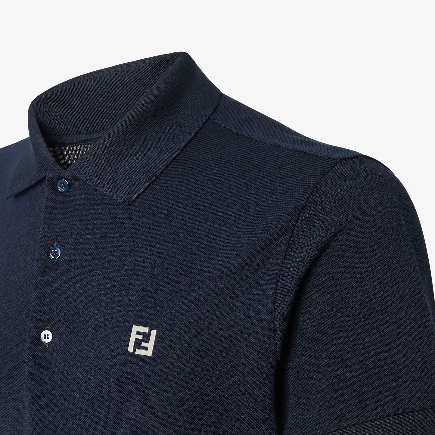 FENDI Classic Piquet Polo Shirt