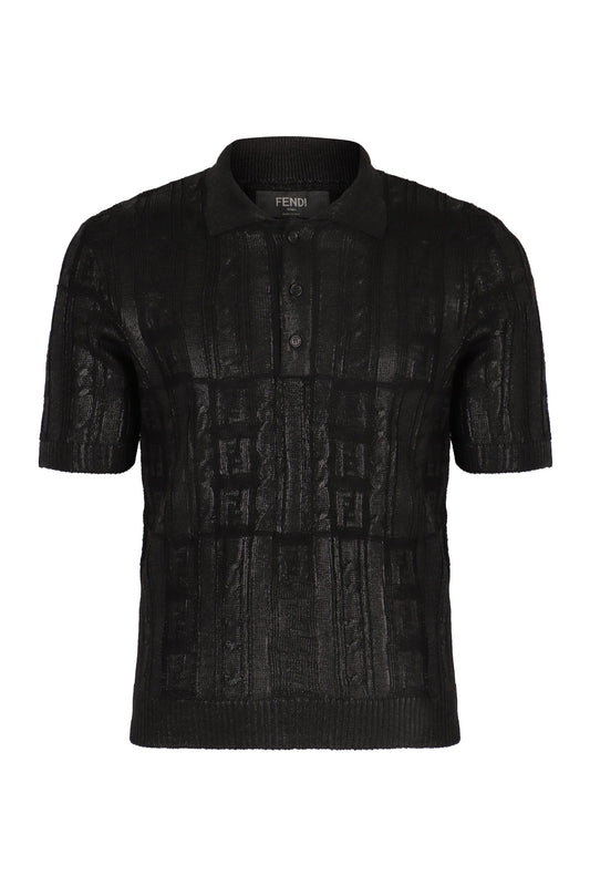FENDI Wool Polo Shirt