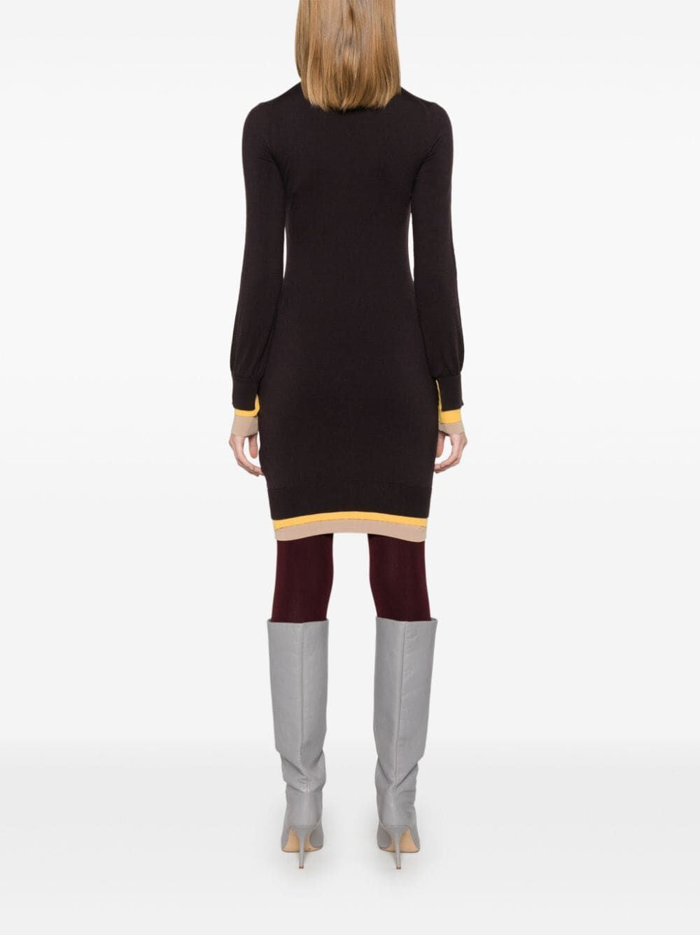 FENDI Wool Blend Mini Dress - Women's Suit for FW24