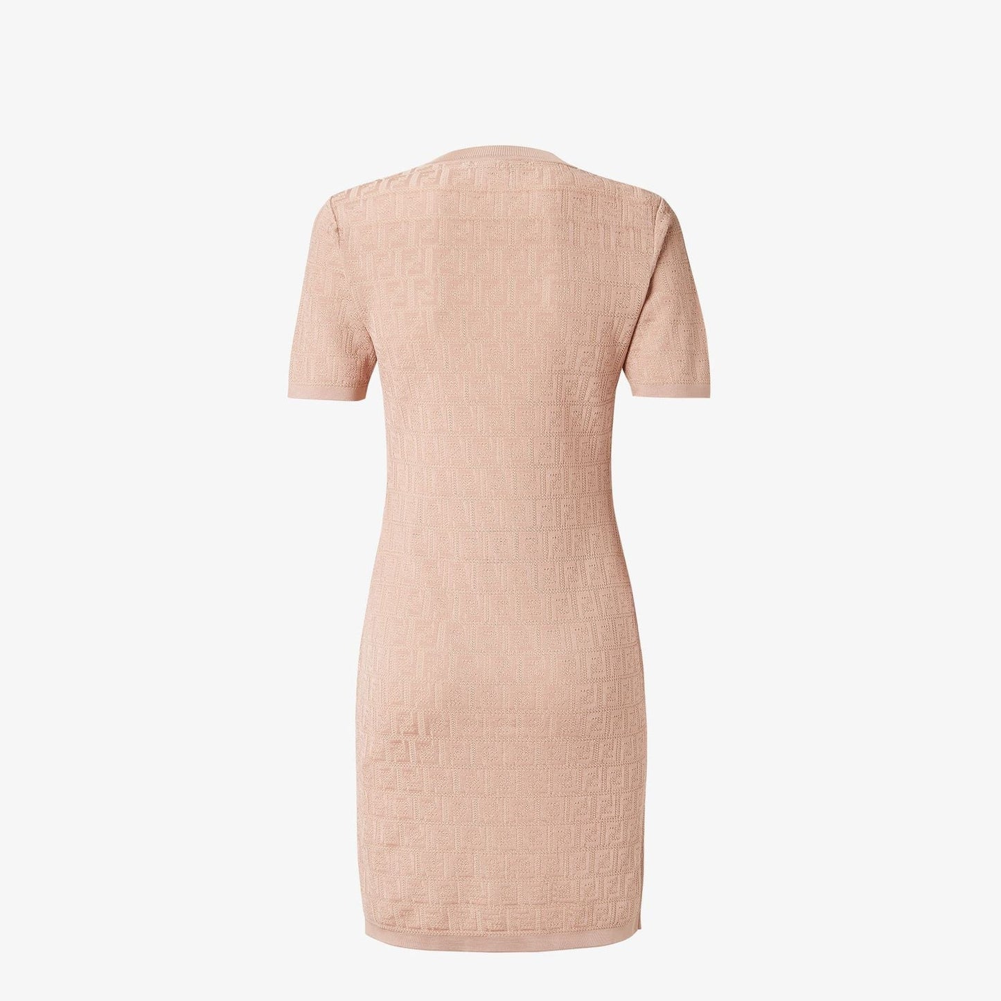 FENDI Slim Fit Round-Neck Mini Cotton Dress