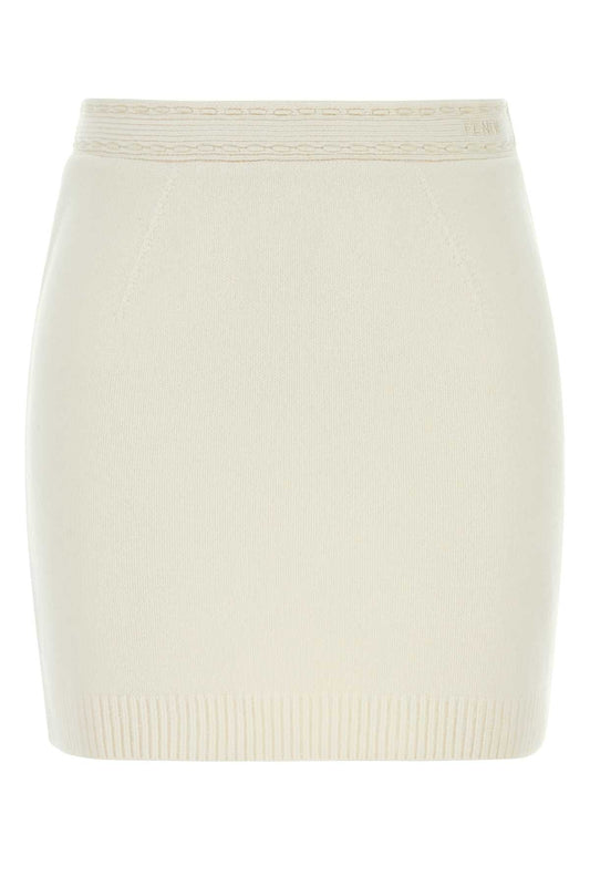 FENDI Chic Mini Cashmere Blend Skirt for Women