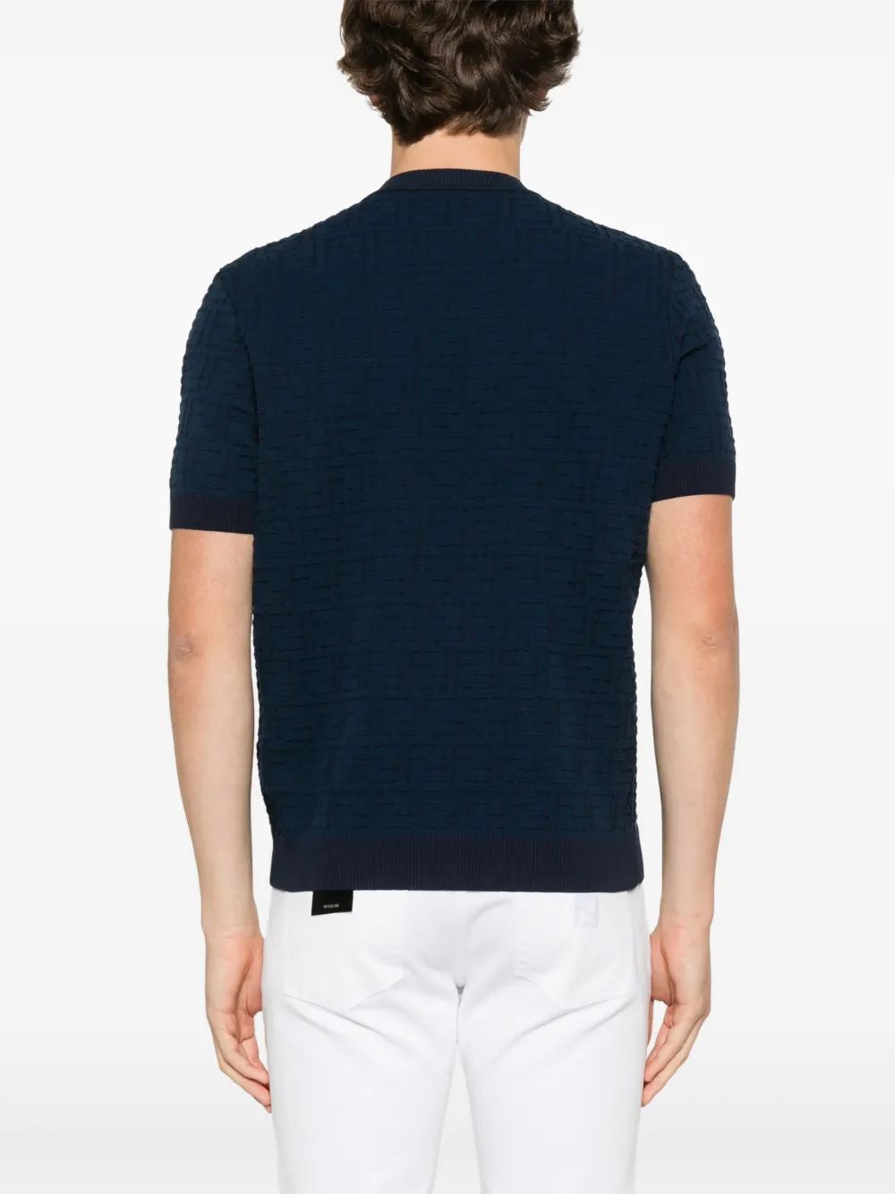 FENDI Short-Sleeve Crew-Neck Pullover (Size IT 52)