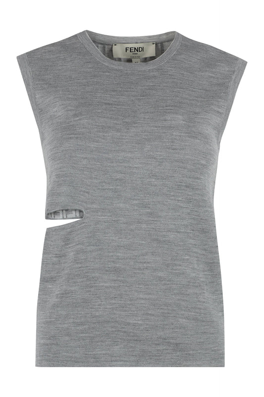 FENDI Wool Blend Sweater for Women - Spring/Summer 2023