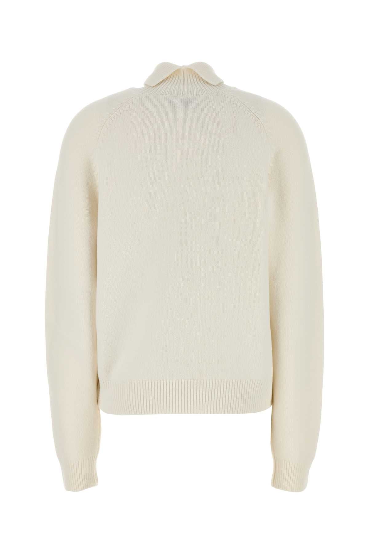 FENDI High Neck Scarf Cashmere Blend Sweater