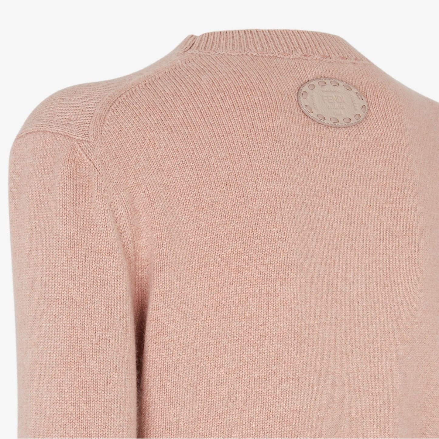 FENDI Crew Neck Logo Back Sweater for Women