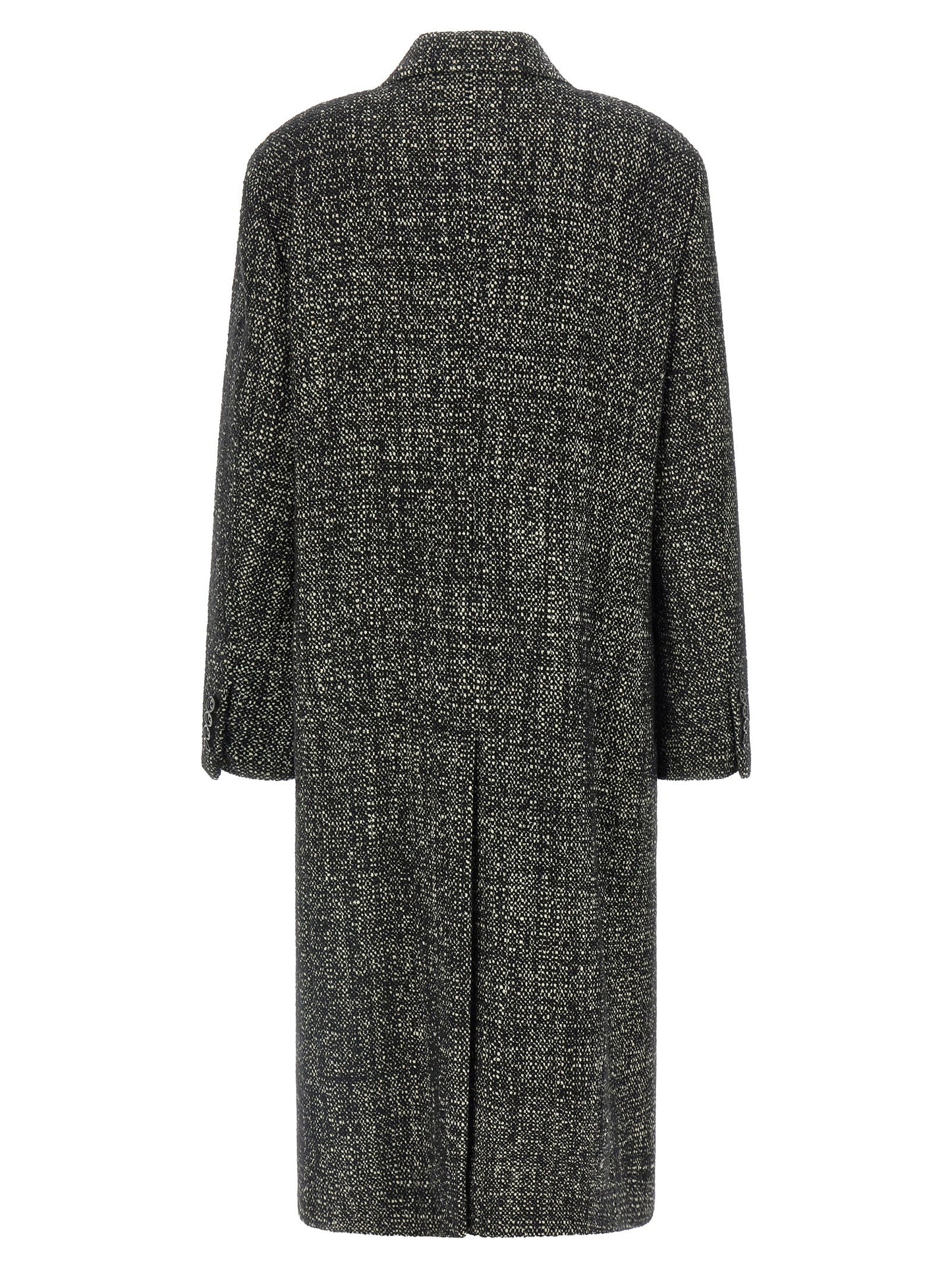 Dolce & Gabbana Men Bouclé Wool Coat