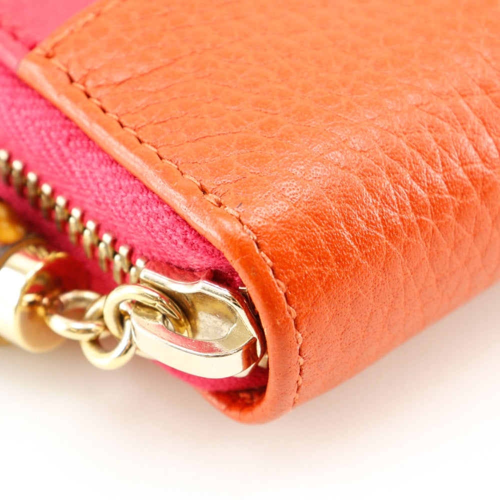 Gucci Bamboo Tassel Bicolor Zip Wallet