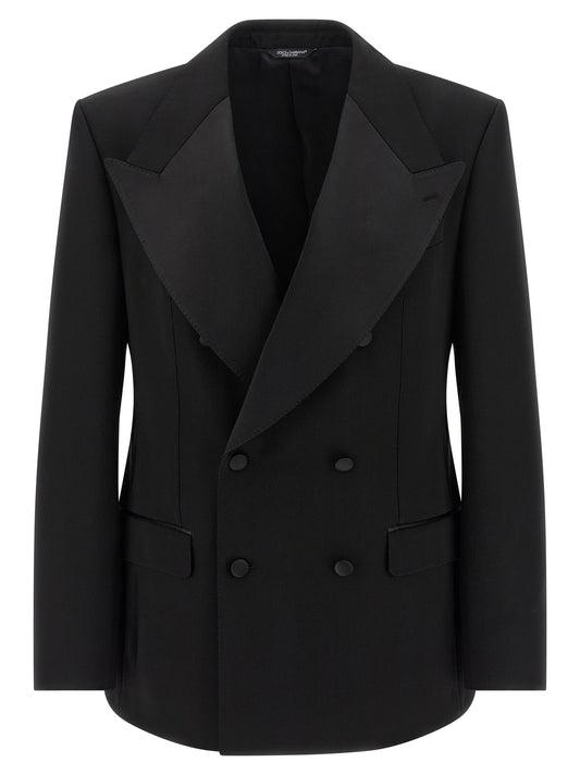 Dolce & Gabbana Men Tailored Double-Breasted Blazer