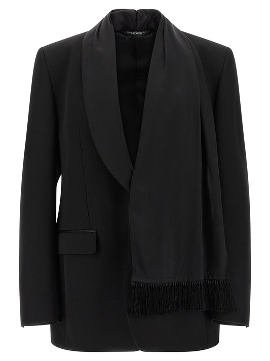 Dolce & Gabbana Men Shawl Neck Blazer