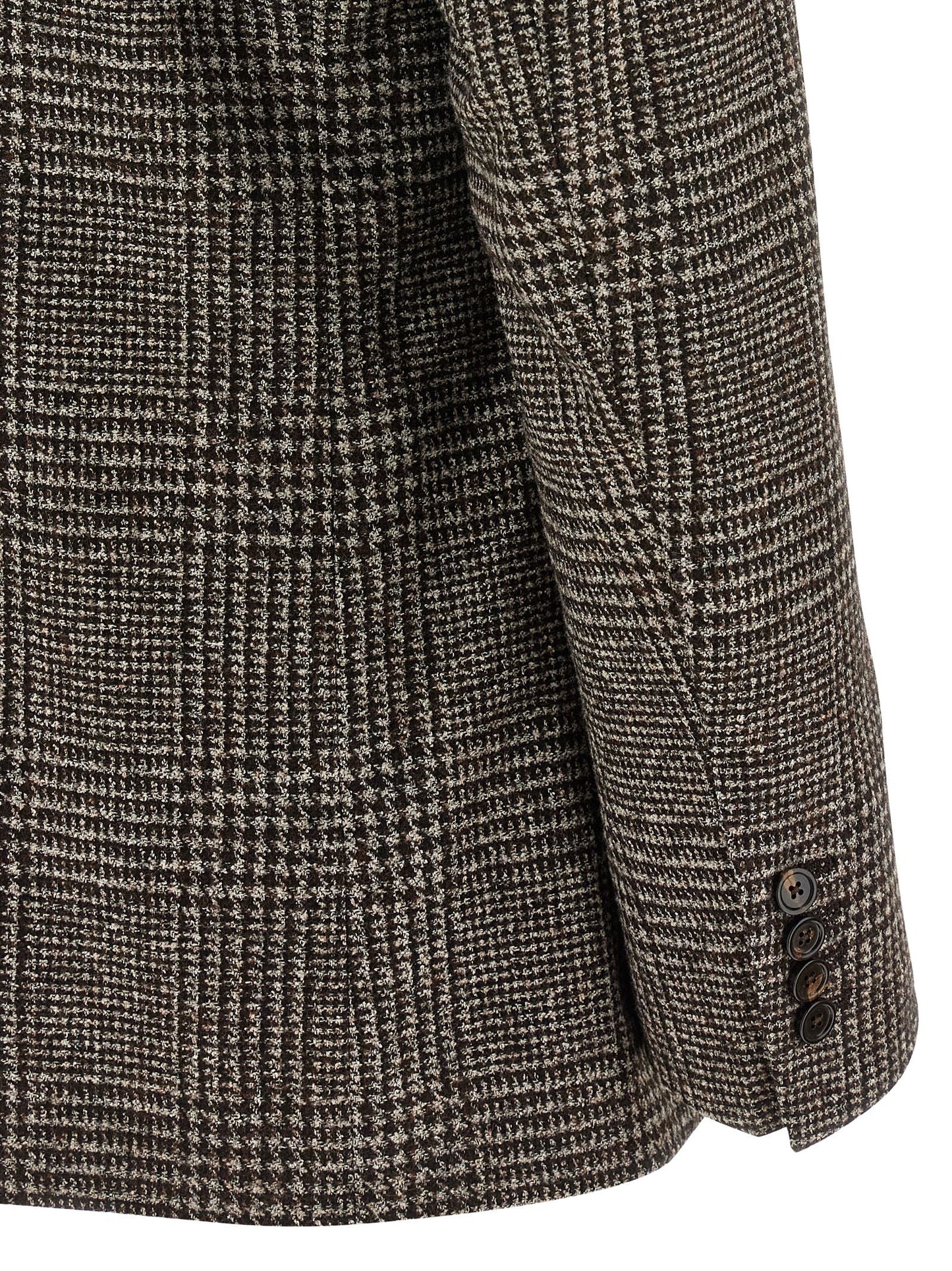 Dolce & Gabbana Men Prince Of Wales Wool Blazer