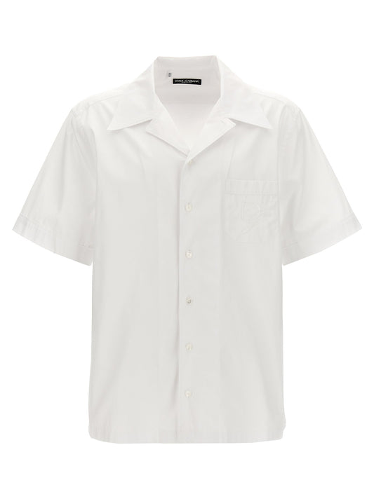Dolce & Gabbana Men Logo Embroidery Shirt