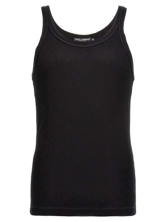 Dolce & Gabbana Men Ribbed Tank Top