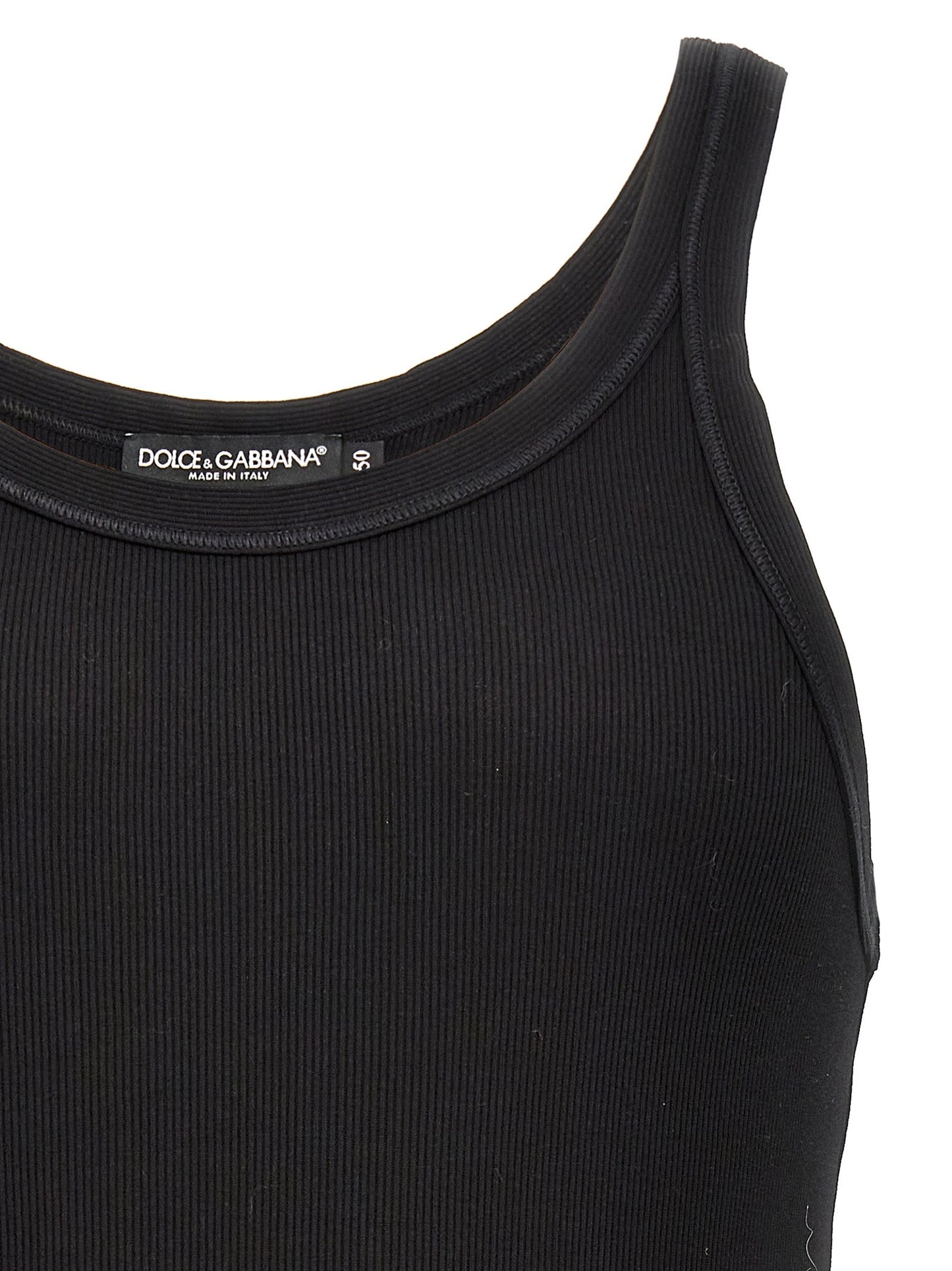 Dolce & Gabbana Men Ribbed Tank Top