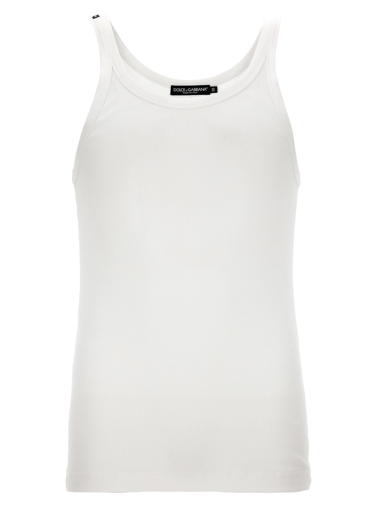 Dolce & Gabbana Men Ribbed Tank Top