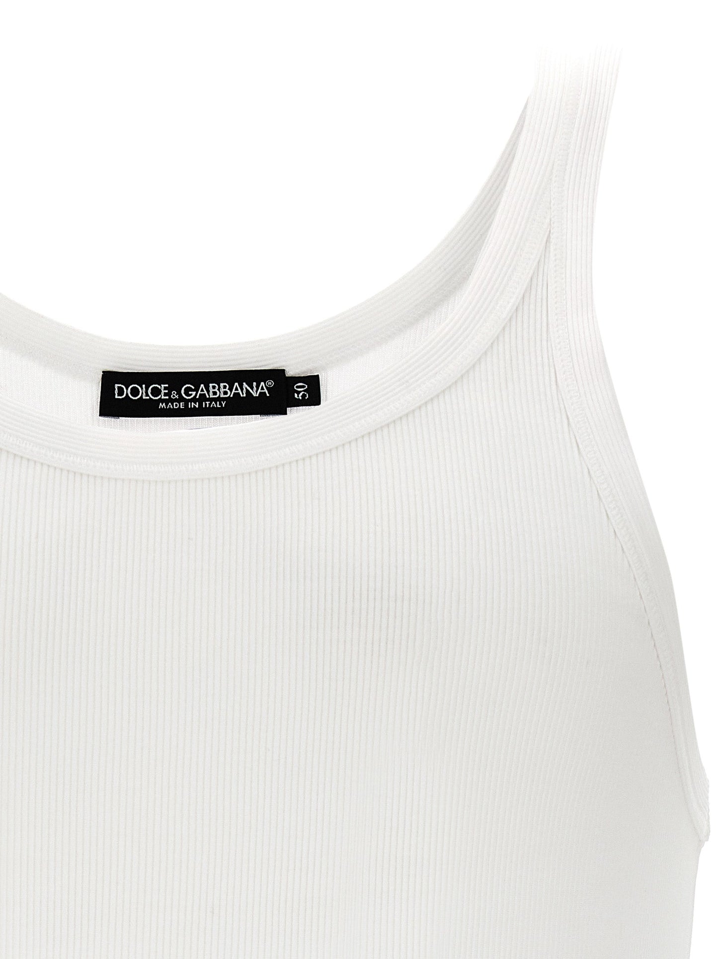 Dolce & Gabbana Men Ribbed Tank Top