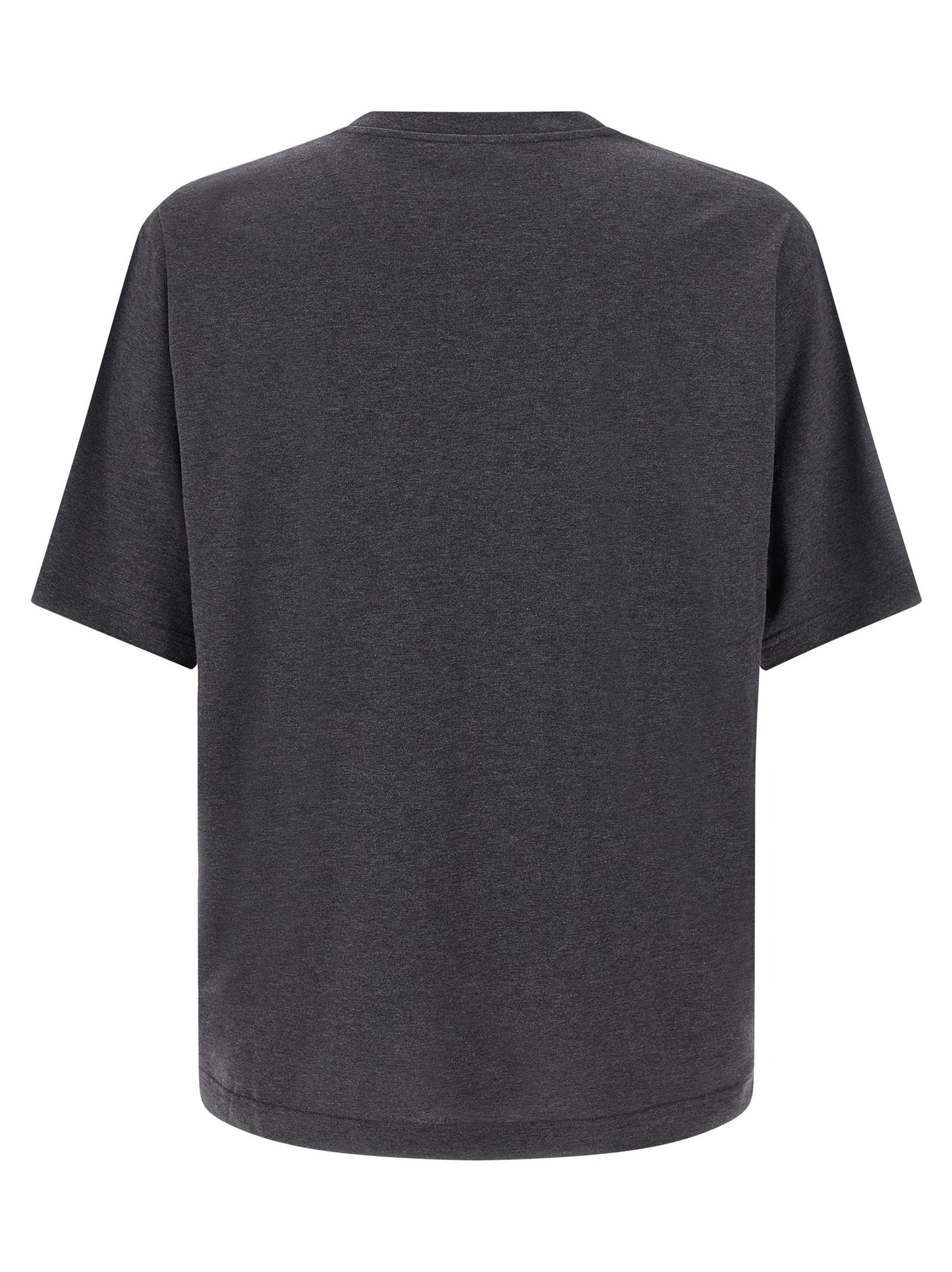 Dolce & Gabbana Men Flocked Print T-Shirt