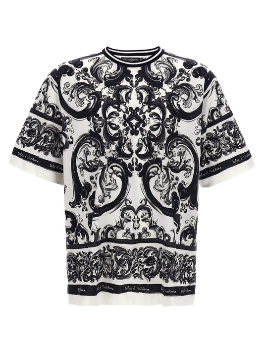 Dolce & Gabbana Men 'Maiolica' Print T-Shirt