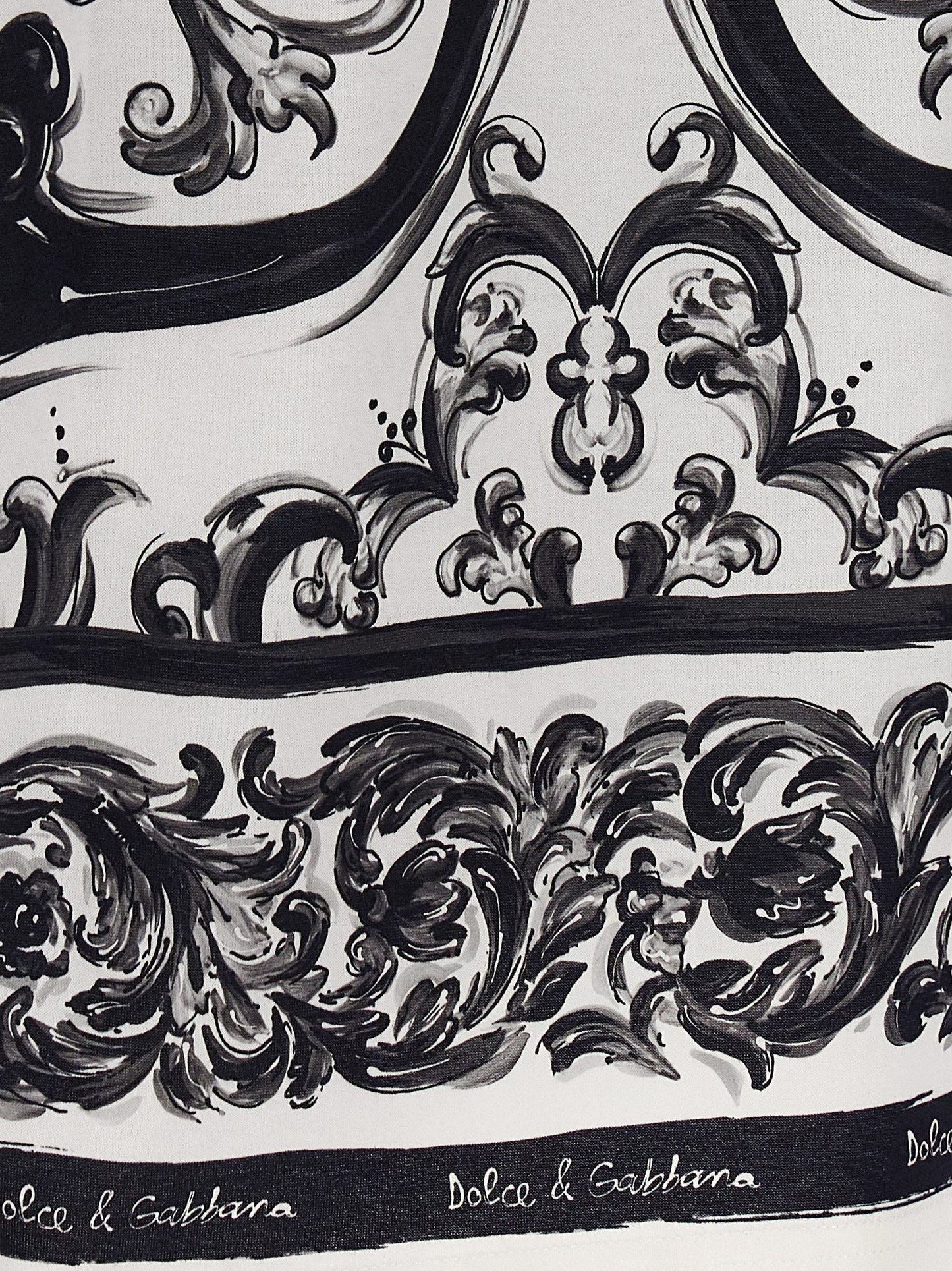 Dolce & Gabbana Men 'Maiolica' Print T-Shirt