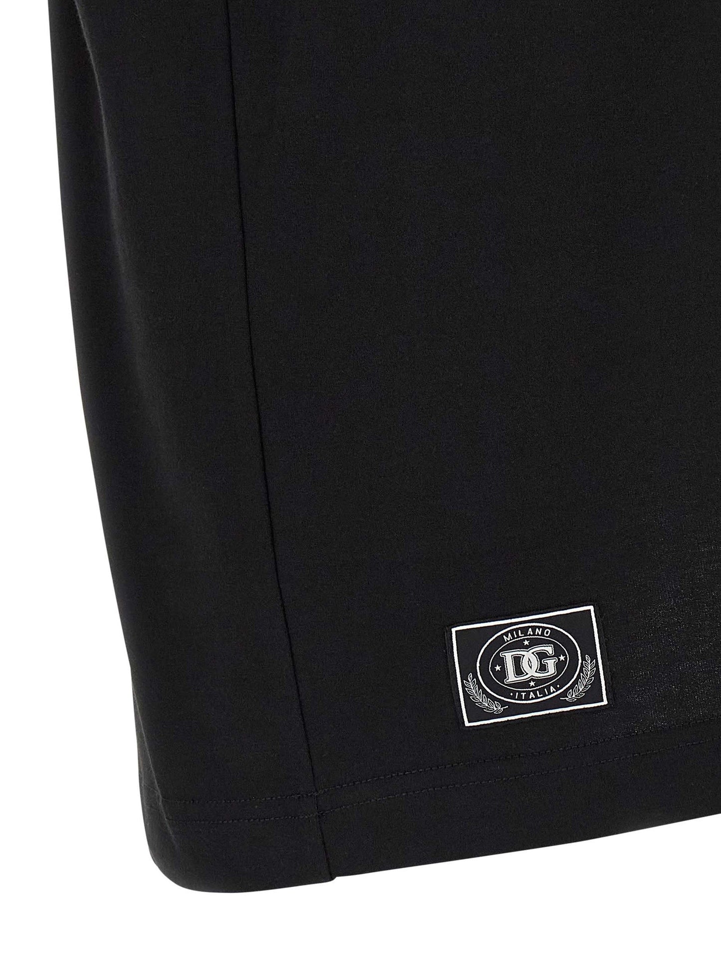 Dolce & Gabbana Men Logo Embroidery T-Shirt