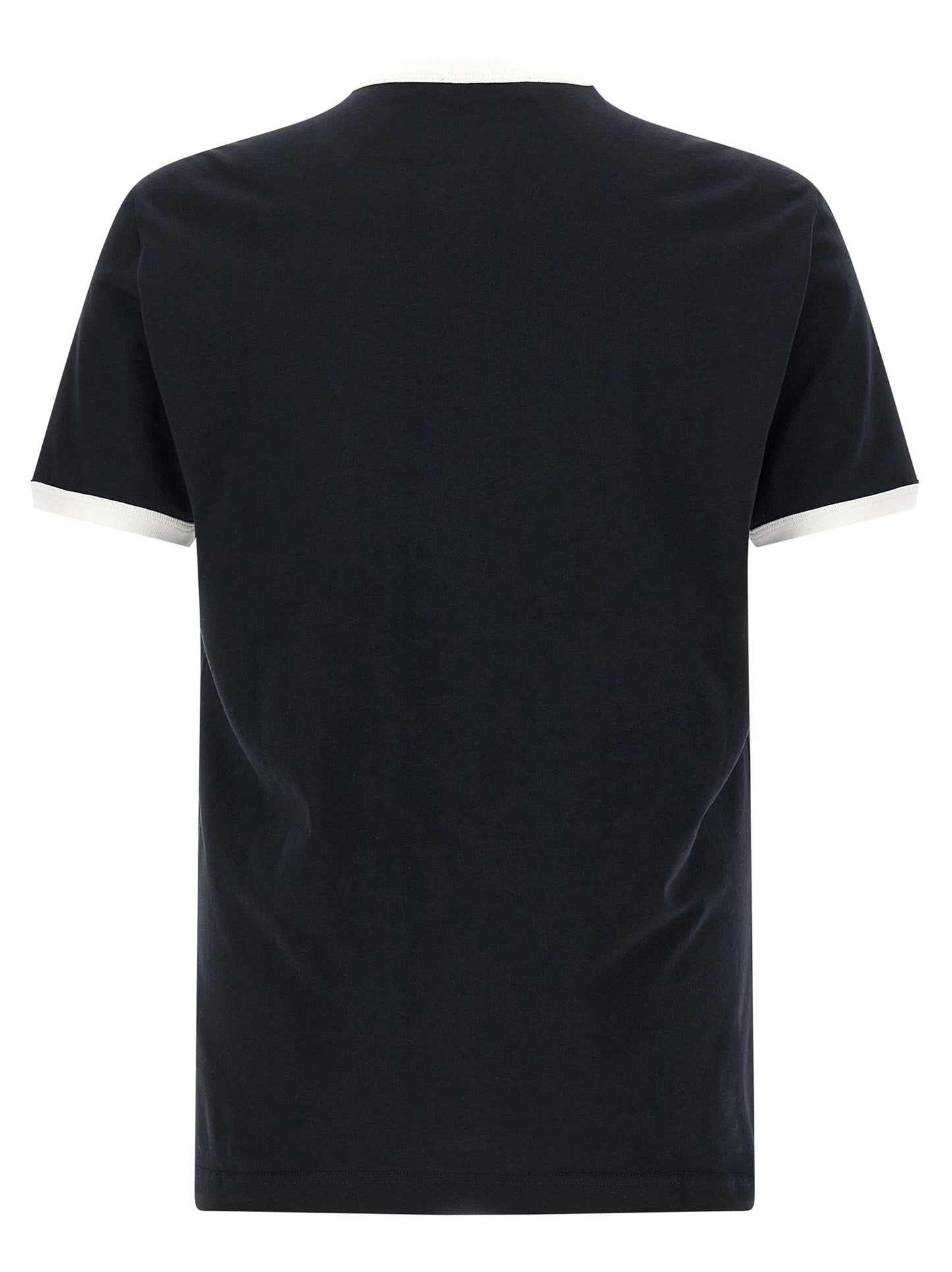 Dolce & Gabbana Men Velvet Logo T-Shirt