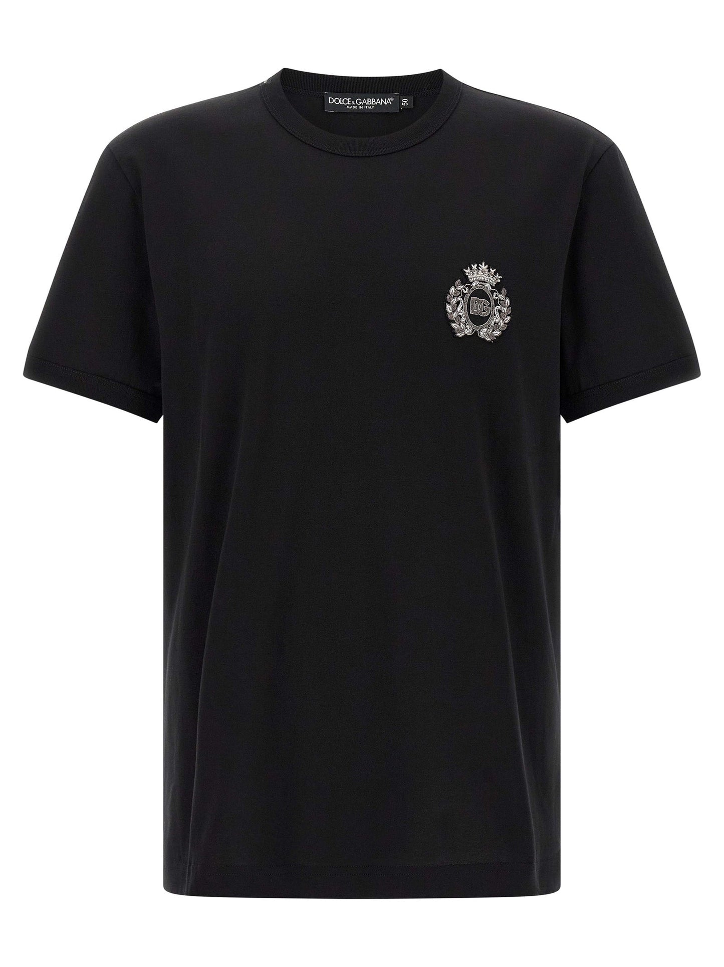 Dolce & Gabbana Men Heraldic Patch T-Shirt