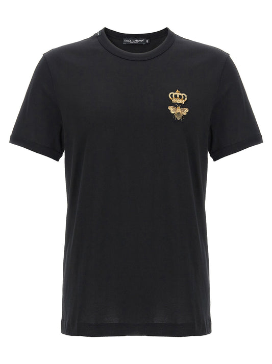 Dolce & Gabbana Men T-Shirt 'Black Sicily'