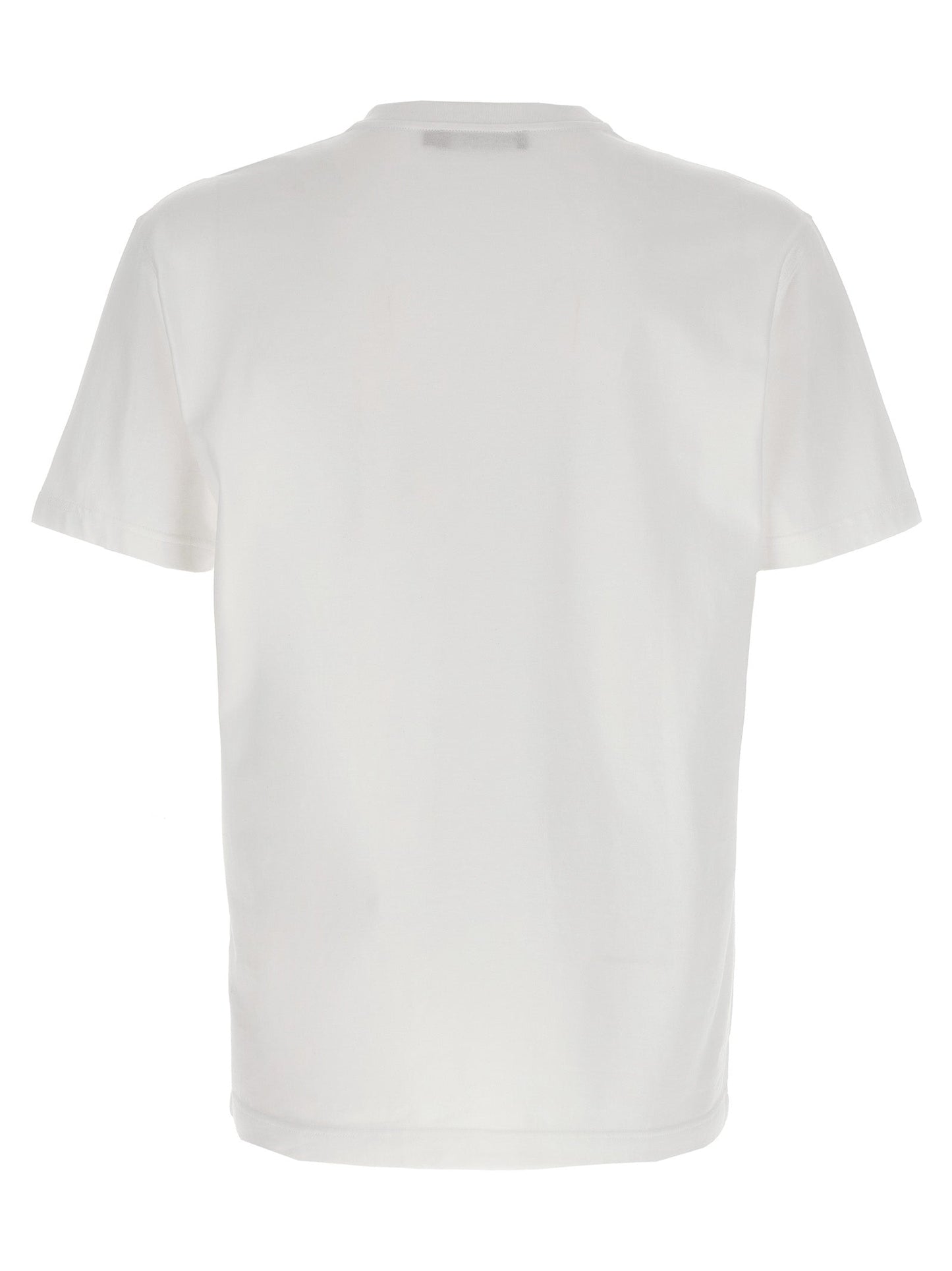 Dolce & Gabbana Men Flock Print T-Shirt