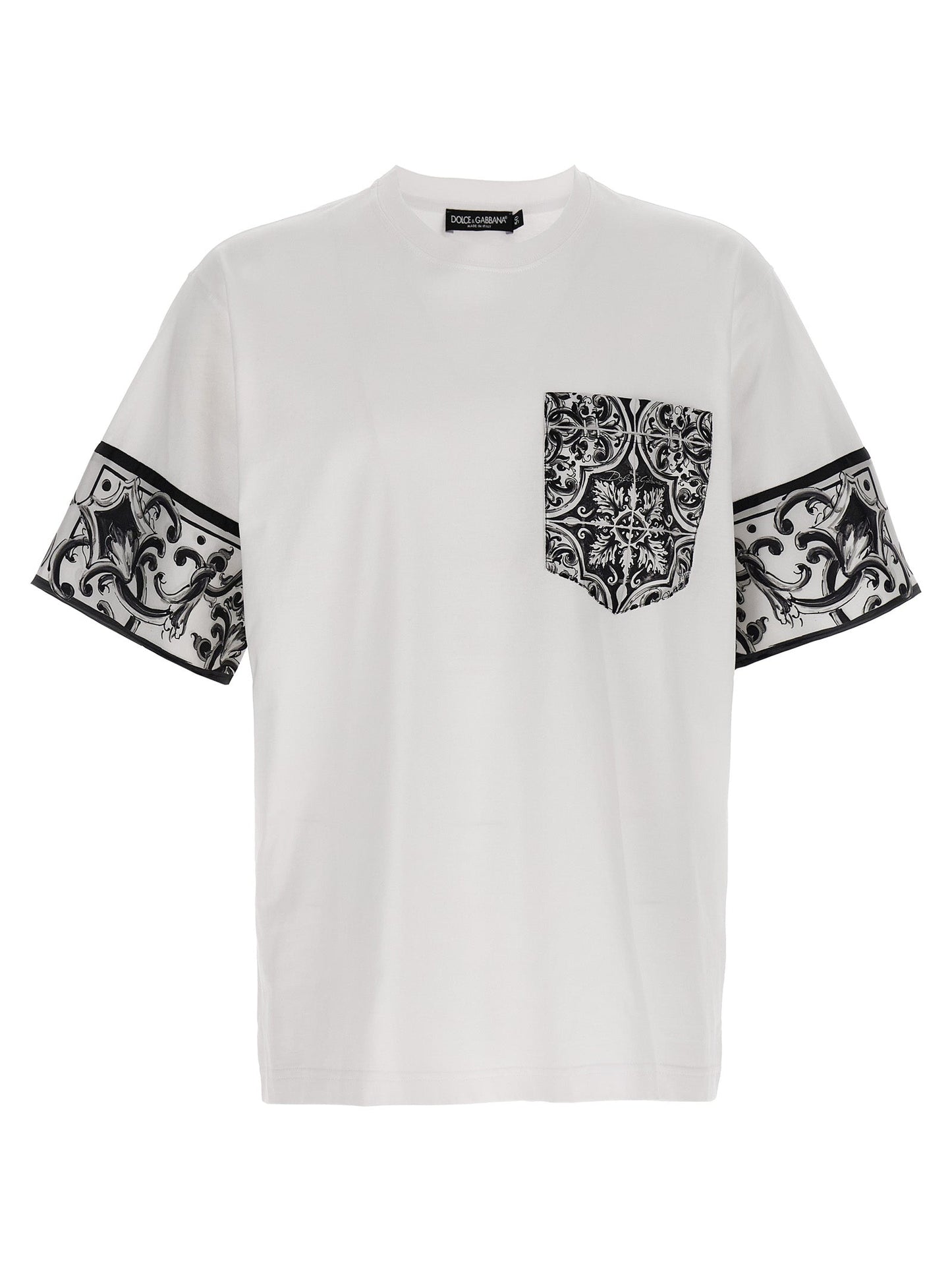 Dolce & Gabbana Men 'Maiolica' Print T-Shirt