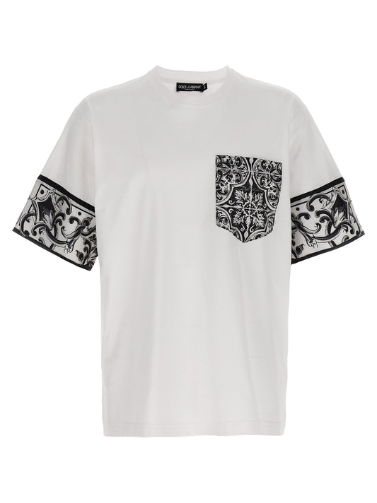 Dolce & Gabbana Men 'Maiolica' Print T-Shirt